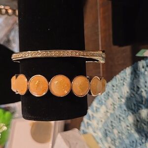 NWOT 2 Piece Gold Fashion Women's Bracelets